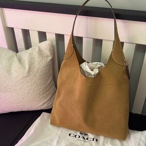 Coach Brooklyn 39 Shoulder Bag Suede